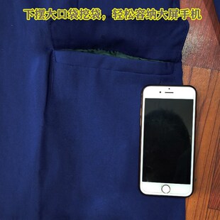 老式中山装春秋中老年中山装军便衣外套中国风爸爸装蓝演出服