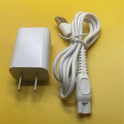 适用如山婴儿理发器充电线DH006 008 001电推剪配件USB线充电器5v