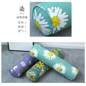 全棉布长条枕圆柱抱枕多功能枕头颈椎枕套护颈枕沙发头枕客厅靠垫