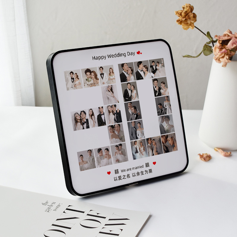 年龄数字纪念相册相框洗照片加打印相片定制一周岁生日礼物