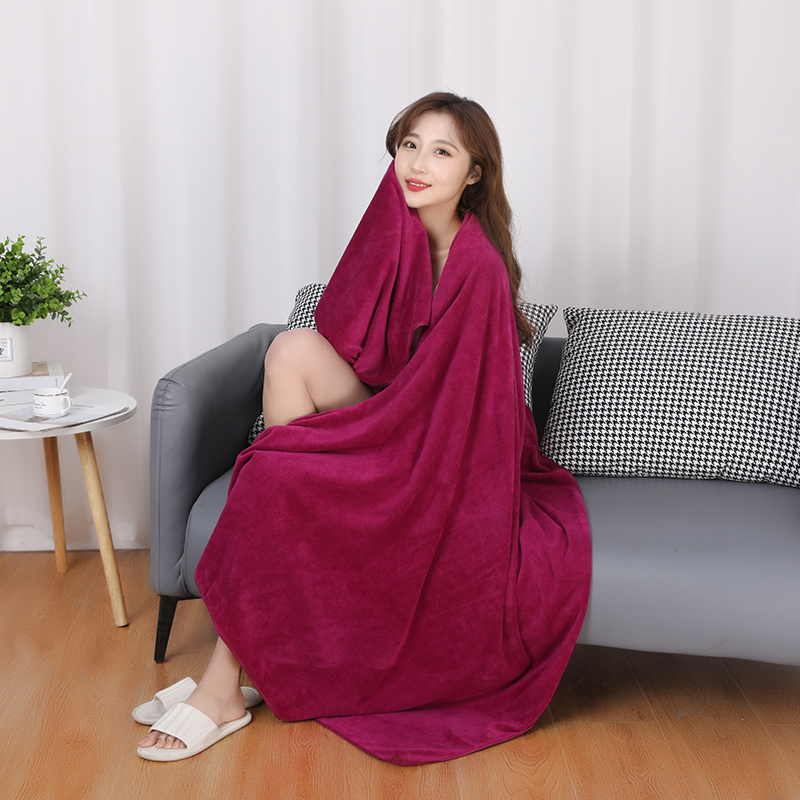 美容院浴巾铺床巾宾馆酒店洗浴养生馆专用大号毛巾比纯棉柔软吸水