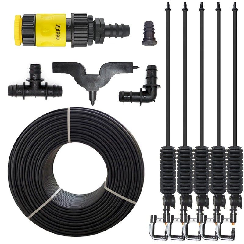 大棚倒挂雾化喷头套装浇花浇菜喷雾加湿喷灌系统养殖场降温洒水器,鲜花速递/花卉仿真/绿植园艺,自动灌溉设备,淘宝优惠券,粉丝福利购,淘宝优惠卷