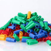 绝缘软套管色套冷压端子护套电线接线端子铜鼻子套线管绝缘软护套