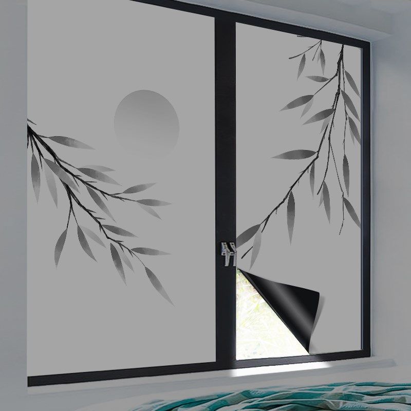 古风防光窗贴纸防晒隔热不透光遮阳窗户挡光遮光窗帘黑色玻璃贴膜,家居饰品,玻璃膜/贴,淘宝优惠券,粉丝福利购,淘宝优惠卷