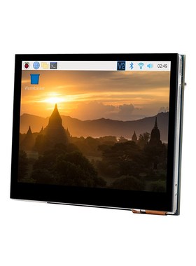 微雪 树莓派显示屏3.5寸262K彩色DPI通信LCD模块640480五点触摸