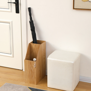 雨伞架雨伞收纳架家用实木门口插伞桶创意酒店大堂雨伞放置架商用