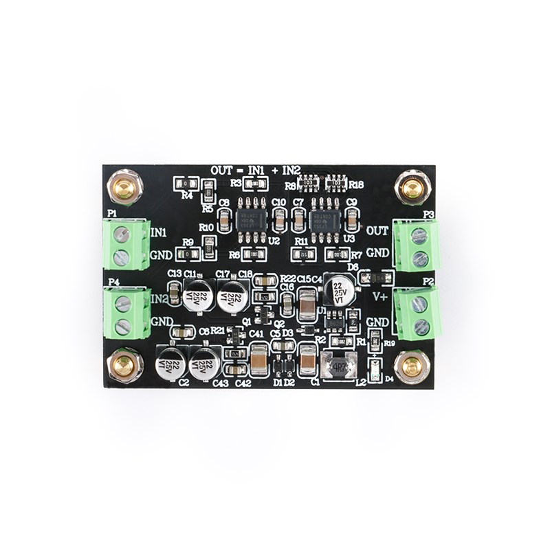 模拟加法器模块 两路加法器 模拟加法运算 同相相加 加法模块