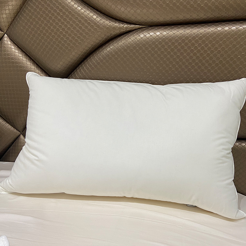 点凡酒店家用枕芯点凡羽绒枕头1200g单人双人填充枕头一对装防螨