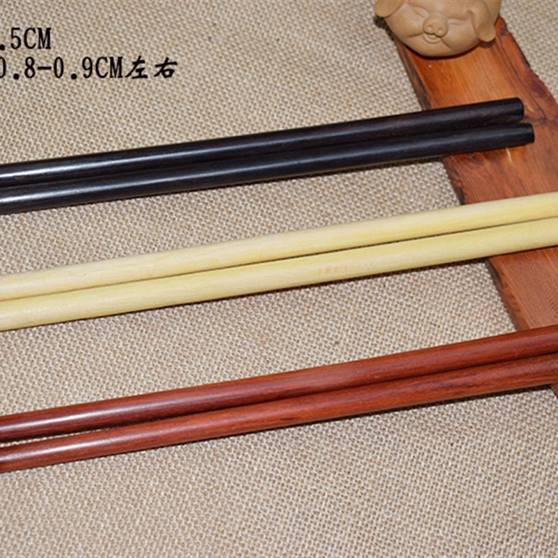 精制实木紫檀战鼓棒堂鼓棒战鼓锤黑檀木鼓棒黄杨木木鱼梆子敲棒