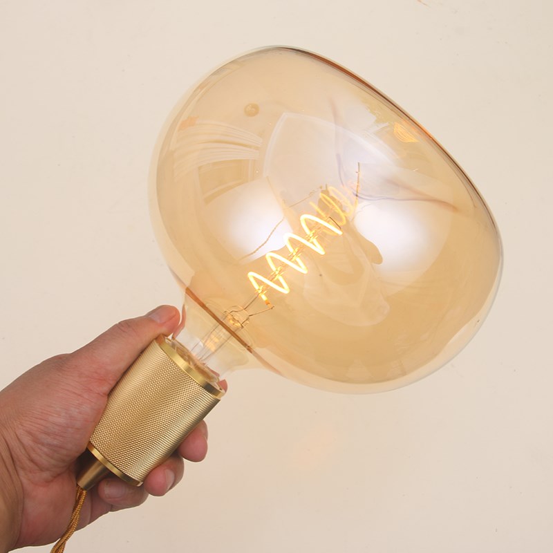 爱迪生led灯泡E27大螺口大灯泡龙珠泡复古仿钨丝灯暖白黄光装饰