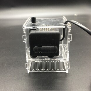 水泵防吸鱼罩鱼缸过滤网防吸小鱼保护罩亚克力潜水泵挡沙板过滤盒