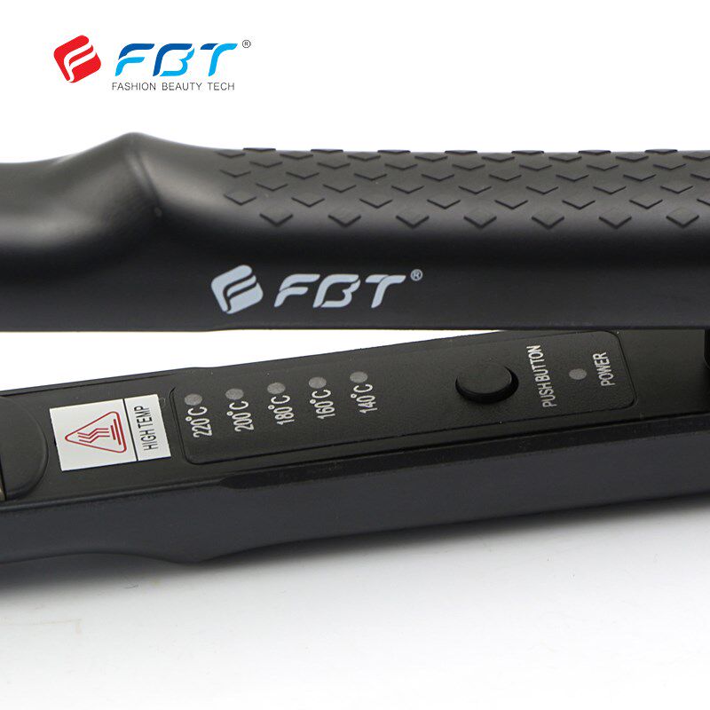 FBT恒温加热板弧形夹U型理发店烫发器短发蓬松卷发化妆师内扣刘海