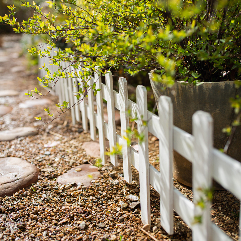 花园菜园防腐木栅栏护杆围栏田园风格小篱笆栏栅围挡花坛围墙户外