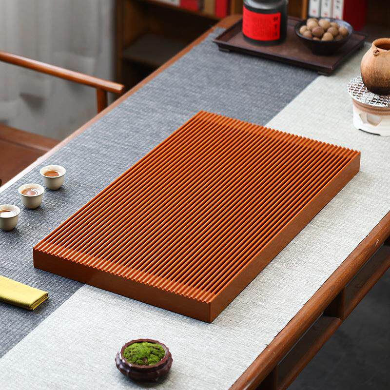 新款德国电木茶盘高端进口家用茶海办公室简约无边排水小干泡茶台