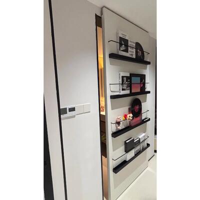 书架幽灵门杂志门衣帽间书房推拉门悬浮门厨房无轨移门隐形报刊门