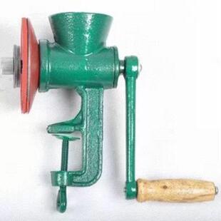 打肉机器家用手摇铸铁绞磨机手动磨粉机小型粉碎机磨面机绞肉机研