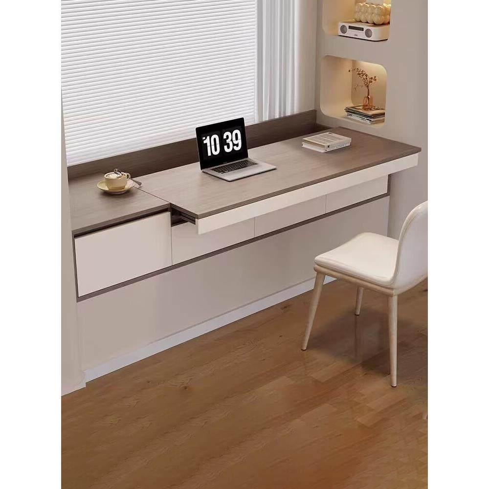 实木飘窗柜书桌卧室家用小户型飘窗台写字桌储物收纳柜阳台柜定制,住宅家具,飘窗柜,淘宝优惠券,粉丝福利购,淘宝优惠卷