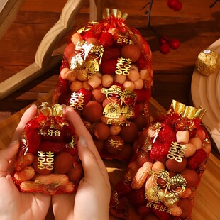 网丝袋创意喜糖袋喜糖袋子纱袋福袋中式礼品袋回礼袋