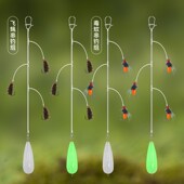 路亚飞蝇串钩钓组三钩白条线组假饵倒钓钩马口溪哥翘嘴毒蚊飞蝇钩