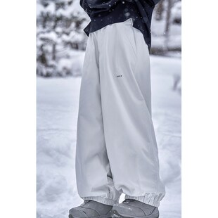 awka滑雪裤子女款男士单板宽松冬季防寒防风2024新款加厚防水
