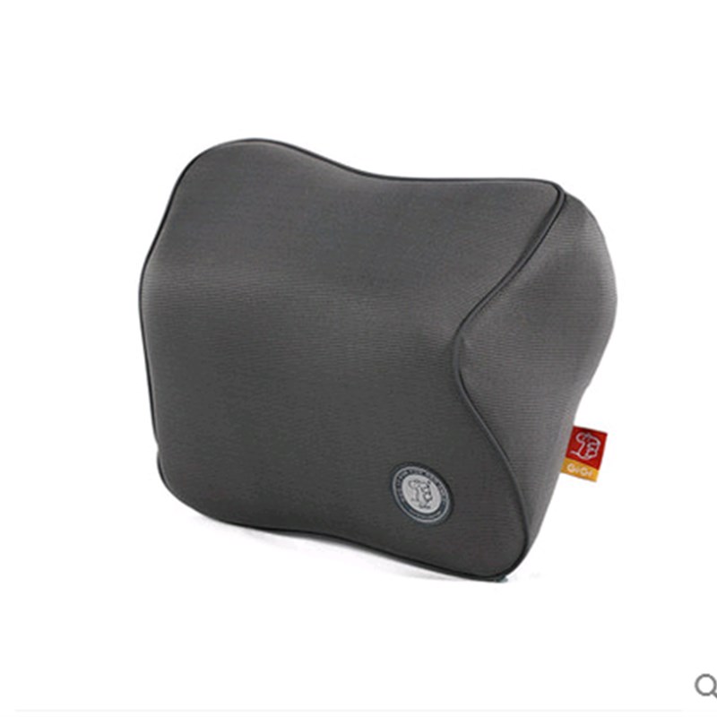 gigi汽车头枕腰靠套装 竹炭记忆棉护腰枕护颈枕 车载座椅枕靠垫