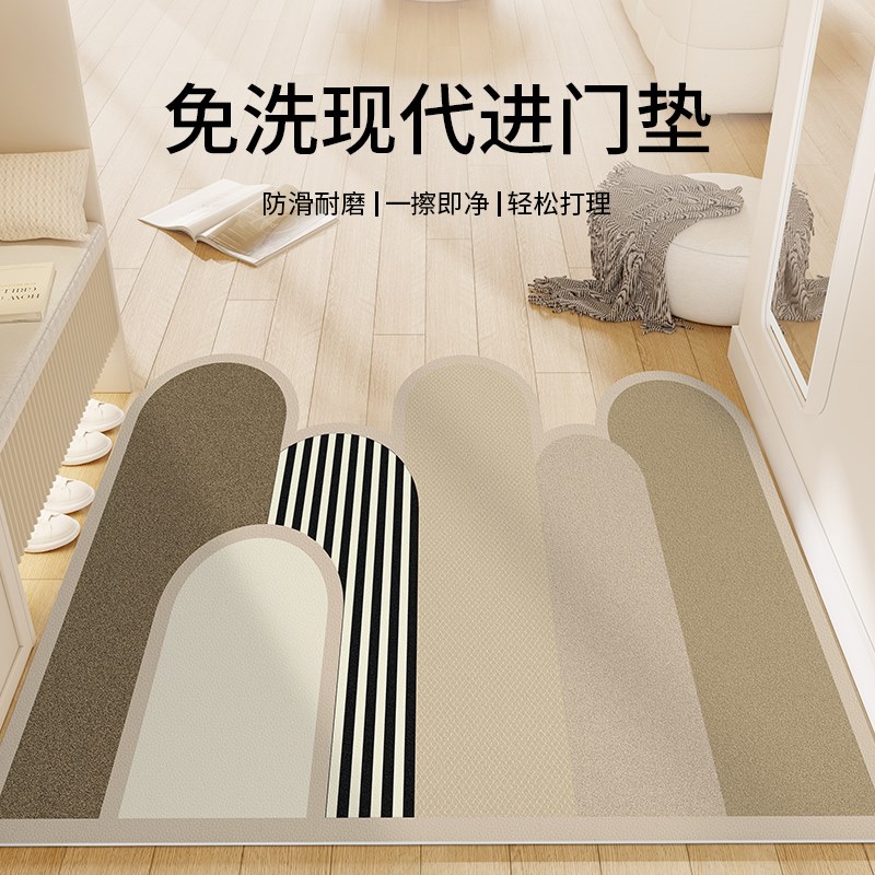 入户门地垫pvc可擦免洗门垫进门脚垫家用垫子可裁剪2024新款地毯