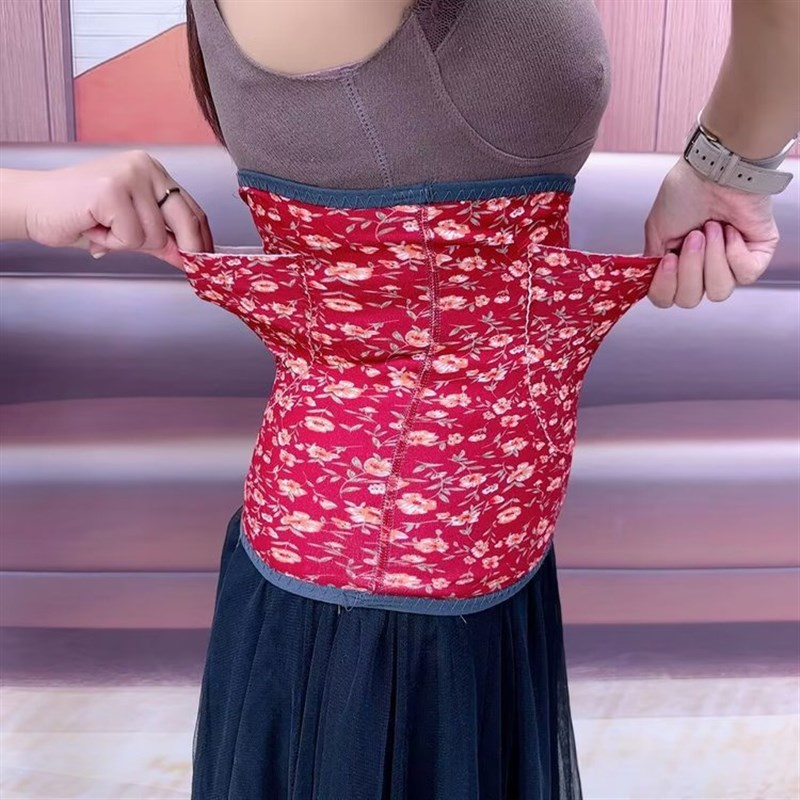 德绒口袋双兜护腰带放暖宝自发热保暖防寒护胃肚子防着凉暖宫带女