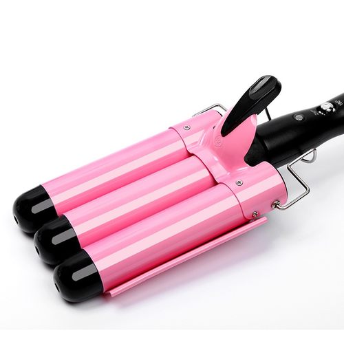 骏马蛋卷棒三棒水波纹卷发器蛋糕蛋卷头烫发器大波浪夹板卷发神器