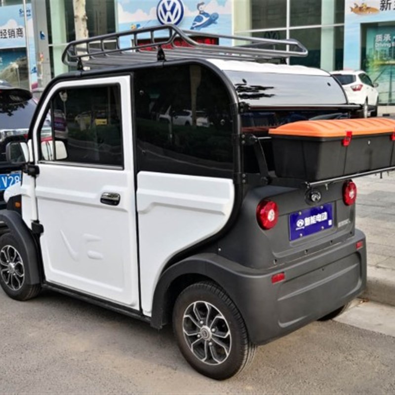 新能电动车行李架合众鑫辉新能H6K3K8电动四轮车顶架后货架行李箱