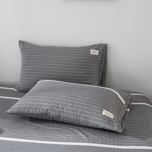 48cm 74cm水洗棉纯棉全棉枕头套40cmx60cm单个枕芯内胆套一对拍2