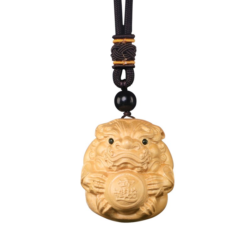 桃木貔貅手把件男士随身把玩手球实木文玩解压盘玩把件送老人礼物