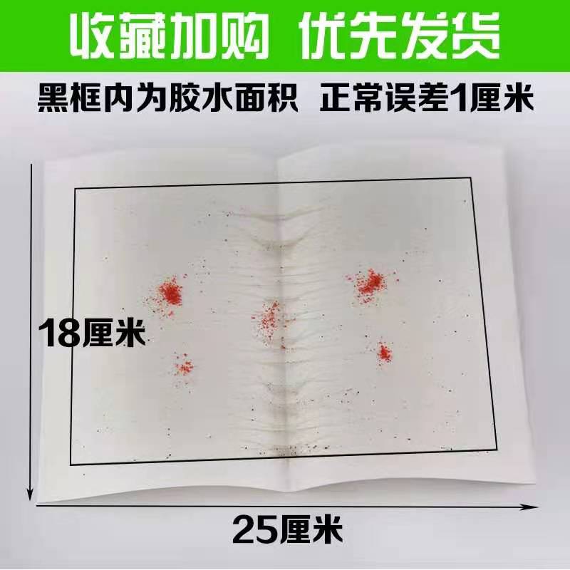 苍蝇贴粘蝇纸强力粘蝇板杀手神器灭蝇子捕捉器沾蝇蚊子家用一扫光