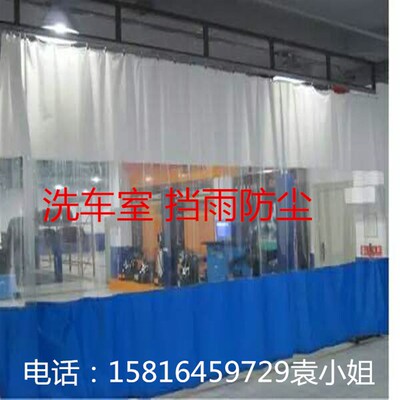 阳台防雨帘挡风布帆布整卷打孔遮雨防水塑料厚篷布超强全透明雨布