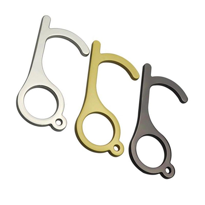 防疫神器用品抗菌防病毒黄铜防护物品隔离零接触开门器锁匙扣,居家日用,手部防护用品,淘宝优惠券,粉丝福利购,淘宝优惠卷