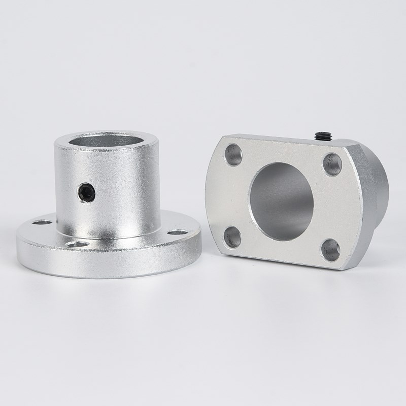 导向轴支座扁法兰切边型法兰光轴固定底座STHC8/10/12/15/16/2025