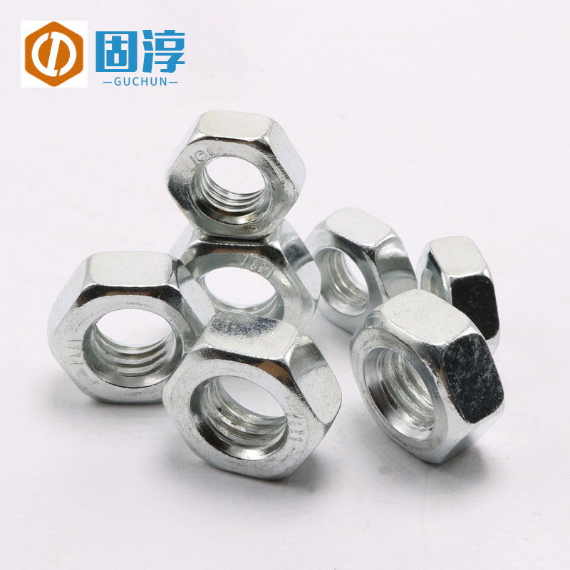 镀锌反扣螺母 反牙螺母 反丝螺母 左旋螺母M5M6M8M10M12M14M16M20