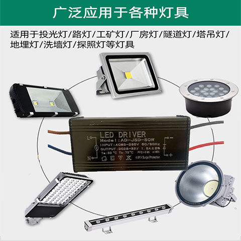 投光灯射灯LED驱动电源厂房灯路灯50W100W防水防雷恒流启动镇流器,五金/工具,照明变压器,淘宝优惠券,粉丝福利购,淘宝优惠卷