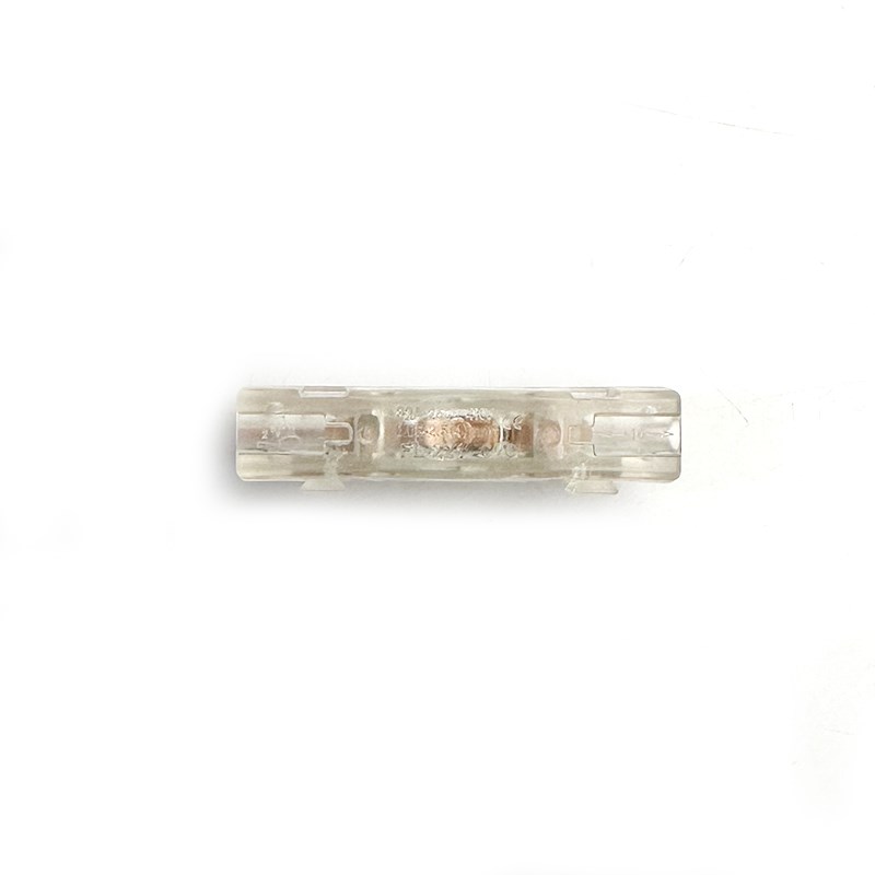 50只装透明可拼接SPL-1一位电线连接器快速接线端子对接头1进1出