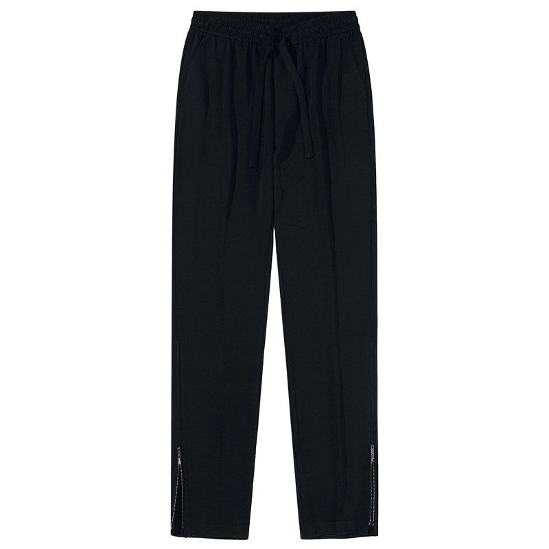 春夏加长版休闲西裤男120cm直筒裤脚拉链微喇叭长裤190高个子110