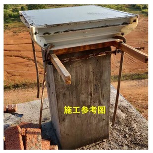 方形水泥柱顶装饰线条罗马柱柱头模具砖墙围栏立柱栏杆石墩帽模型