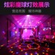 ktv声控魔球灯闪光灯酒吧灯LED舞台灯客厅蹦迪2024新家用旋转彩灯