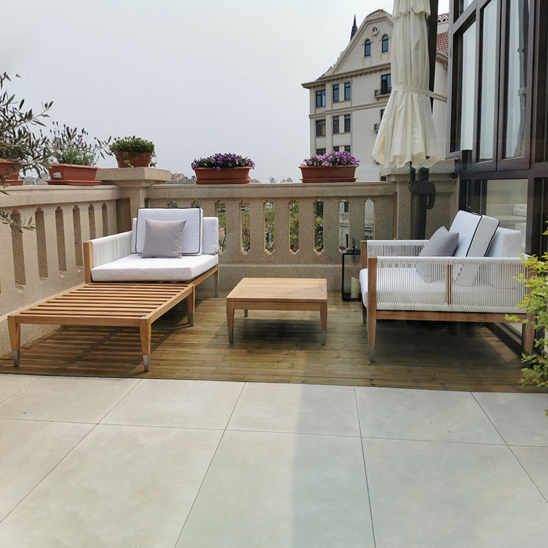 户外沙发柚木庭院别墅露天露台民宿阳台休闲花园室外实木藤编沙发,住宅家具,户外沙发,淘宝优惠券,粉丝福利购,淘宝优惠卷