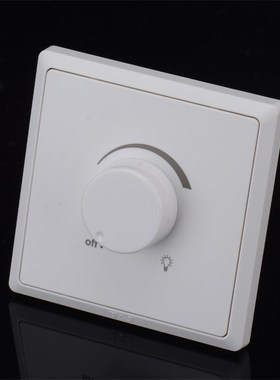 TJ天基86型630W调光器开关 旋转无极调光可控硅LED灯光源可调