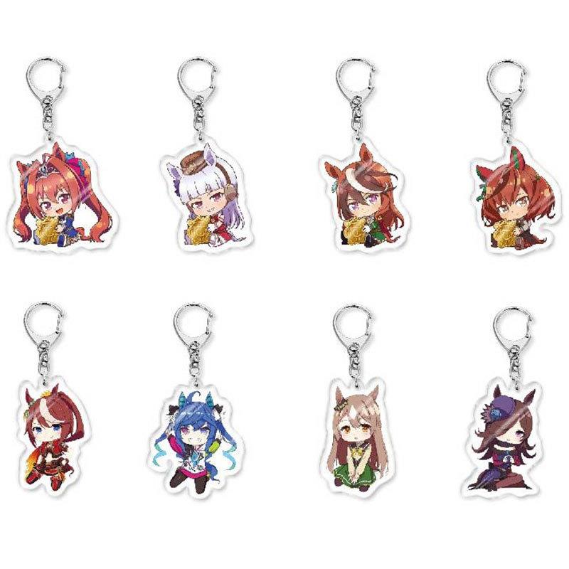 赛马娘 Pretty Derby 二元次卡通亚克力双面钥匙扣 创意挂件