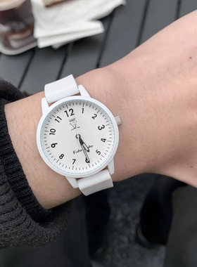 fidodido七喜小子手表女款学生简约石英腕表时尚数字刻度考试手表