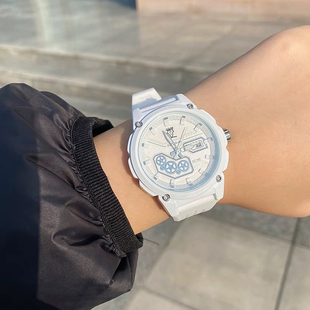 fidodido七喜小子手表男女同款 潮流防水夜光日历腕表学生石英表