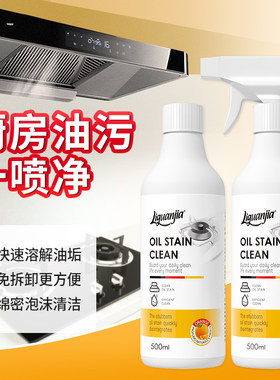 立管家重油污清洗剂家用厨房抽烟机厨具家电瓷砖强力去油污净清洁