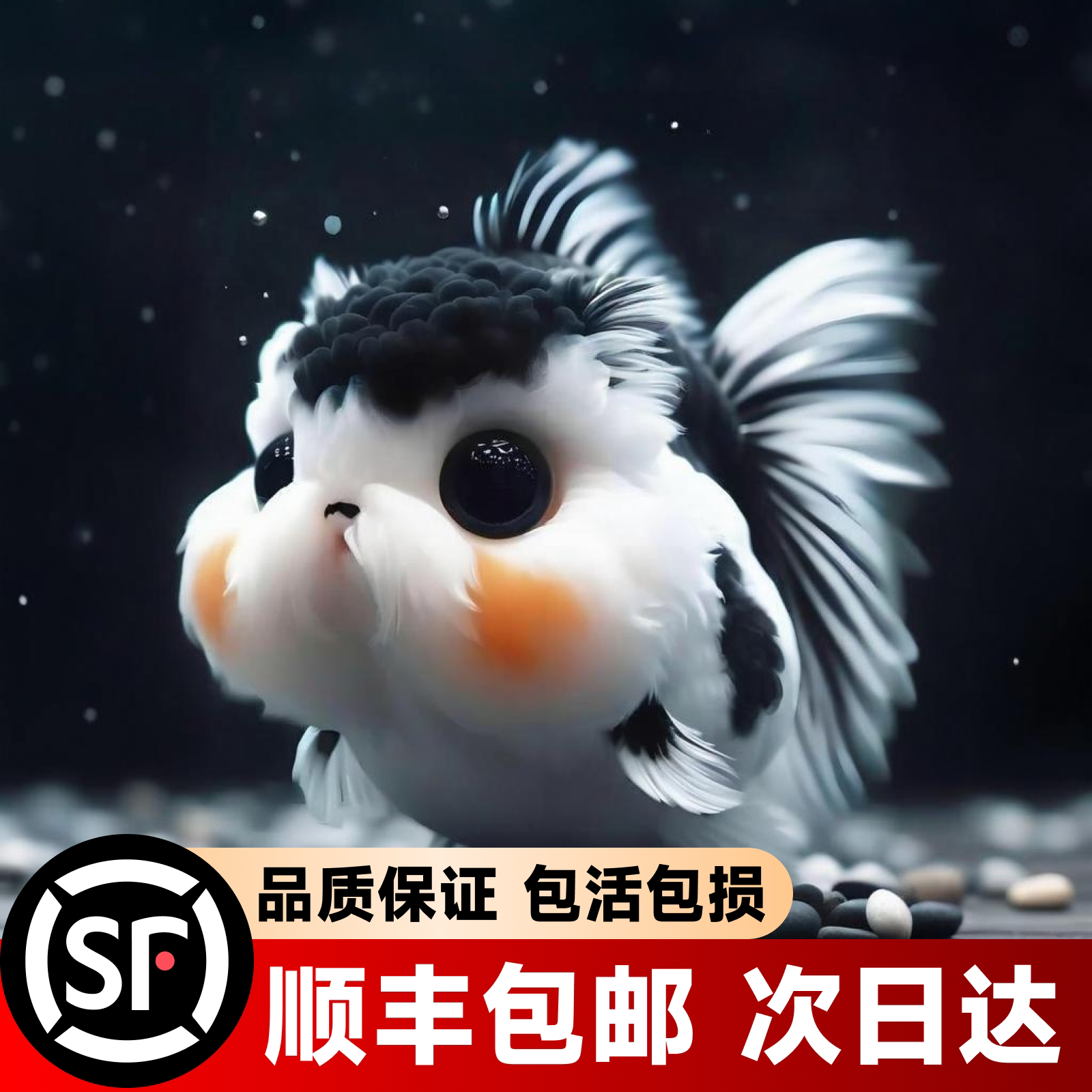 赛级精品兰寿金鱼冷水观赏鱼苗图片