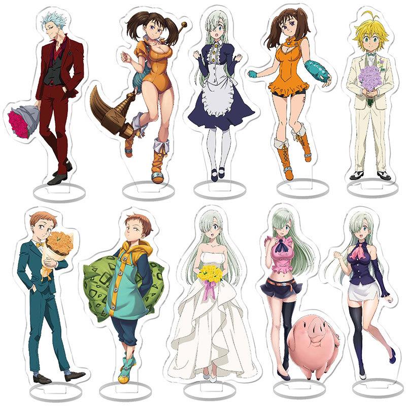 七大罪愤怒之罪 梅利奥达 斯霍克动漫周边亚克力透明立牌桌面摆件