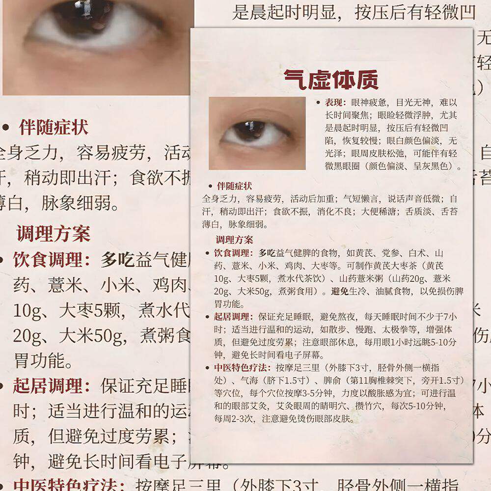 中医眼诊自查信号DIY贴纸